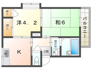 ワールドライフ中田の物件間取画像